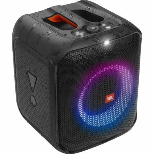 JBL Partybox Encore Essential: 100W Sound, Built-in Dynamic Light Show, Splash Proof Design, Black