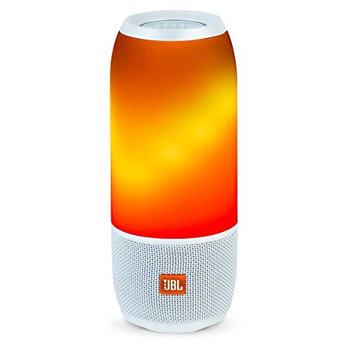 JBL Pulse 3, Wireless Bluetooth Waterproof Speaker, White