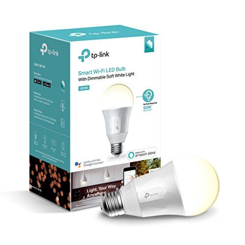LB100 Kasa Smart Wi-Fi LED Light Bulb, White