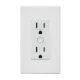 Leviton ZW15R-1BW Decora Smart Tamper-Resistant Outlet with Z-Wave Technology