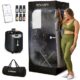 LifePro Revivify Portable Sauna Box, at Home Sauna Tent with Adjustable Heat Levels & Timer, Foldable, Easy-to-Use Personal Steam Room for Home with 2.6L Steamer, Essential Oils and App Control