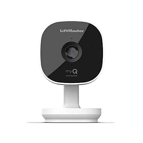 LiftMaster myQ Smart Garage HD Camera, WiFi Enabled, myQ Smartphone Controlled, Two Way Audio, Works with Key by Amazon in-Garage Delivery, Model MYQ-SGC1WLM, White