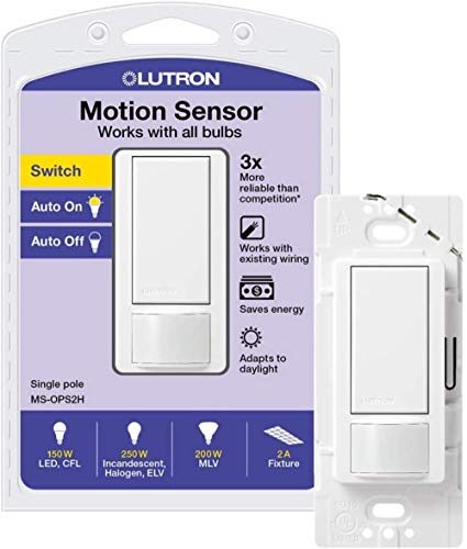 Lutron Maestro Motion Sensor Switch, MS-OPS2-WH