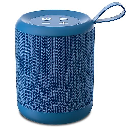 MEGATEK Portable Bluetooth Speaker, Loud HD Sound and Well-Defined Bass, IPX5 Waterproof, up to 10 Hours of Play, Aux Input, Wireless Speaker with Clip for Home, Outdoor and Travel (Teal)