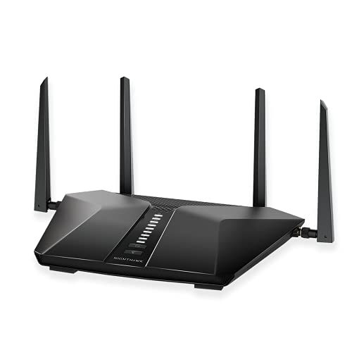 NETGEAR Nighthawk 6-Stream WiFi 6 Router RAX50, AX5400 Dual Band Wireless Speed (Up to 5.4 Gbps), 2,500 sq. ft. Coverage