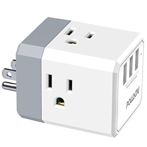 POWSAV Cruise Essentials Multi Plug Outlet with 3 USB Ports