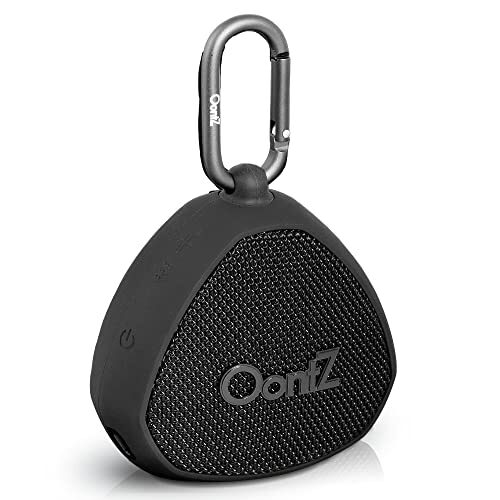 OontZ Clip Bluetooth Speaker with Integrated Carabiner, Portable Wireless Bluetooth 5.0 Travel Speaker, 12 Watts Travel Speaker, IPX7 Waterproof Outdoor Speaker