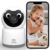 PAPIFEED Pet Camera Indoor Security Cam, 1080 HD WiFi Camera with Phone APP Monitor for Baby/Cat/Dog, 2-Way Audio Voice Night Vision Motion Tracking, Compatible with Alexa & Google Assistant