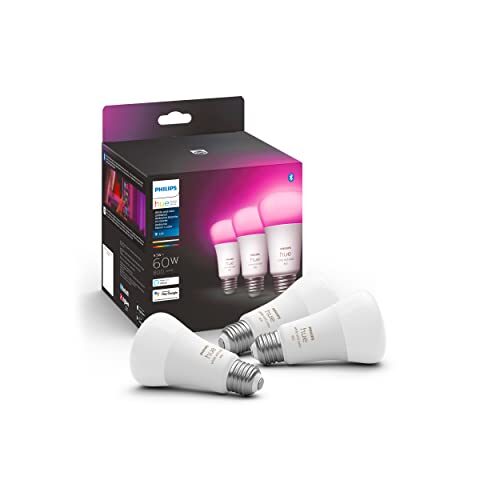 Philips Hue White and Color Ambiance A19 E26 LED smart bulb