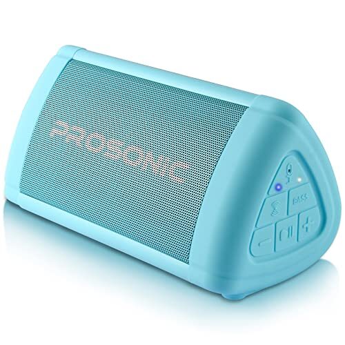 Prosonic BT3 Portable Wireless Bluetooth Speaker with 10W Stereo Sound & Bass Boost -Rich Sound & Intense Bass -Bluetooth 5.0 -Microphone -IPX5 -in & Outdoor Speaker (Blue)