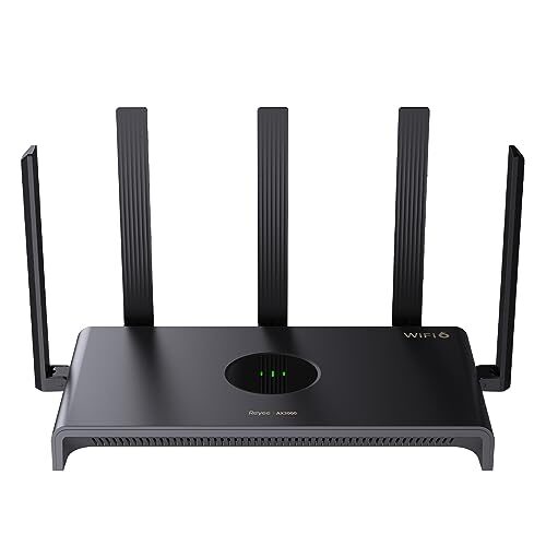 Reyee AX3000 Wi-Fi 6 Router, Dual Band Internet, 802.11ax Wireless, Coverage up to 3,000 Sq. Ft., Gigabit Wan Aggregation, WPA3, Smart VPN for Large Home (RG-E4), 2023 Release