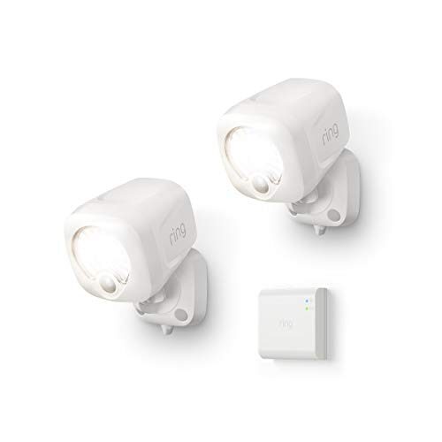 Ring Smart Motion-Sensor Security Light, 2-pack