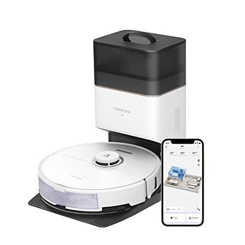 Roborock S8+ Robot Vacuum, Self-Empty Dock, 6000Pa Suction