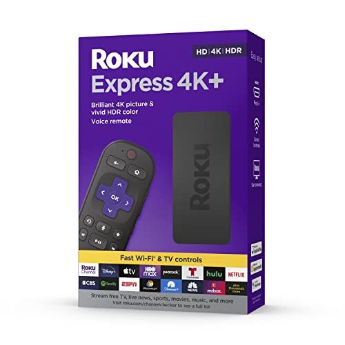 Roku Express 4K+Streaming Device with Voice Remote