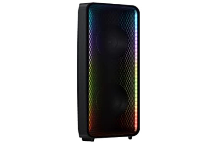 SAMSUNG MX-ST40B Speaker, Sound Tower High Power Audio, 160W Floor Standing Speaker, Bi-Directional Sound, Built-in Battery, IPX5 Water Resistant, Party Lights, Bluetooth Multi-Connection, 2022