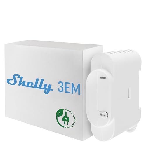 Shelly 3EM WiFi 3 Channel Smart Energy Meter With Contractor Control