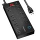 POWSAV Smart Power Strip 6 Ft WiFi Extension Cord with 8 Outlets