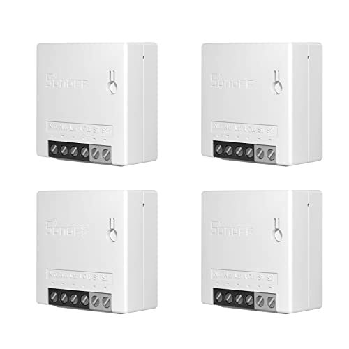 SONOFF Mini R2 10A Smart WiFi Light Switch, 4 PACK