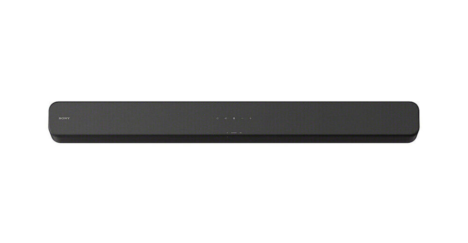 Sony S100F 2.0ch Soundbar with Bass Reflex Speaker, Integrated Tweeter and Bluetooth, (HTS100F), easy setup, compact, home office use with clear sound