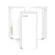 Tenda AXE5700 Nova MX21 Pro Mesh WiFi 6E System, up to 7300 sq. ft, Whole Home WiFi 6E Mesh System, New 6GHz Band, Tri-Band Mesh Router for 200 Devices, 7*3dBi Antennas for Strong Signal, 3-Pack