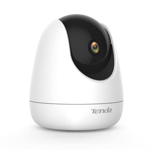 Tenda 2K Indoor Camera, WiFi 6 Wireless Cameras for Home Security, One-Touch Calling, Human/Pet/Baby Crying Detection, Night Vision, Plug-in WiFi Camera for House, Dog/Cat/Baby Monitor, CP3 Pro