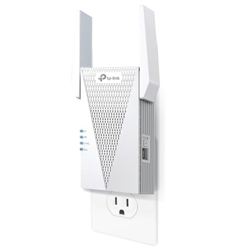 TP-Link AX1800 WiFi 6 Range Extender with Ethernet Port,  Internet Signal Booster for Home,  Dual-Band Wireless Repeater Amplifier, Access Point Mode, APP Setup, OneMesh Compatible (RE615X)