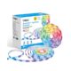 TP-Link Tapo Smart LED Light Strip, 100 Color Zones RGBIC, Sync-to-Sound, 32.8ft(2 Rolls of 16.4ft) Wi-Fi LED Strip Works w/Alexa & Google, IP44 PU Coating, Trimmable, 2 Yr Warranty (Tapo L920-10)