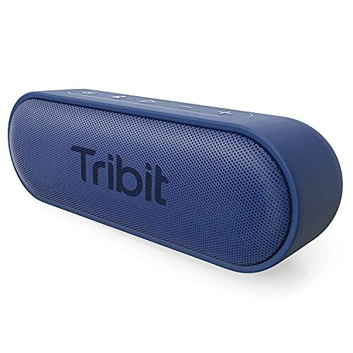 Tribit XSound Go Bluetooth Speaker with 16W Loud Sound & Rich Bass, 24H Playtime, IPX7 Waterproof, Wireless Stereo Pairing, USB-C, Portable Wireless Speaker for Home, Outdoors, Travel