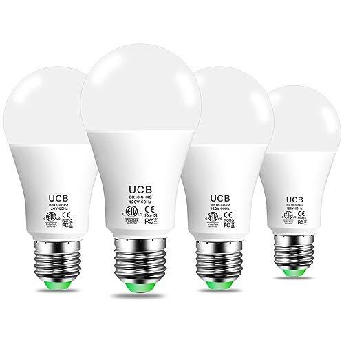 UCB Alexa Light Bulb130W Equivalent, Smart Light Bulbs Warm White to Daylight Tunable, A19 E26 Bluetooth LED Bulbs Work with Alexa Only for Bedroom Kitchen Living Office No WiFi Required 4 Pack