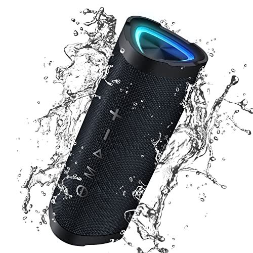 Vanzon V40 Bluetooth Speaker, Portable Wireless Speaker V5.0 with 24W Loud Stereo Sound, 24H Playtime, TWS & IPX7 Waterproof, Suitable for Travel, Home and Outdoor