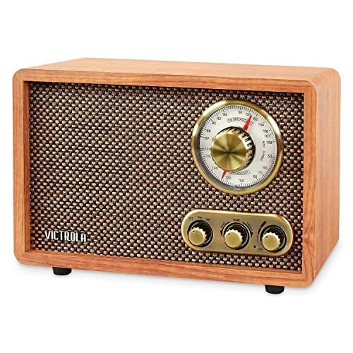 Victrola Willow Retro Bluetooth FM/AM Radio (Walnut)