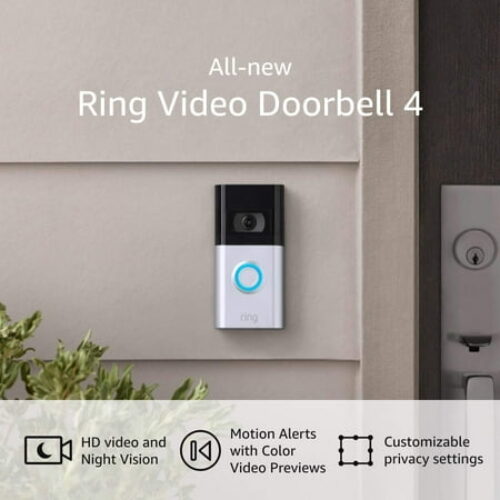 Ring wireless video doorbell 4