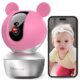 VIMTAG Baby Monitor Camera, 3K/6MP HD 360° Pan/Tilt Plug-in WiFi Camera for Baby/Pet/Dog/Cat/Home Security with AI Human/Sound/Motion Detection, Night Vision, 2-Way Audio, Up to 512GB Micro SD Card