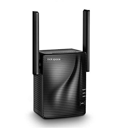 Rockspace WiFi Extender, Wireless Signal Booster up to 2640sq.ft, 2.4 & 5GHz Dual Band Amplifier with Ethernet Port, Access Point, Wireless Internet Repeater Gigabit Wired Mode with 8 Second Setup