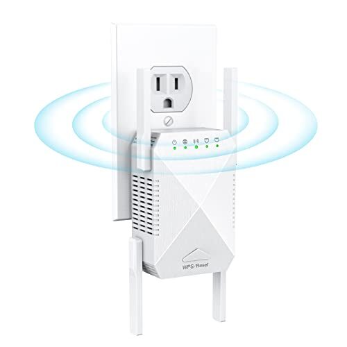 Edtiske WiFi Extender,1200Mbps, 10000 sq. ft, 45 Devices