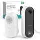 WUUK Doorbell Camera, Wired Video Doorbell with Chime, A Smart Doorbell Truly Knows You, On-Device AI Facial Recognition, No Subscription, Record 24/7, Human & Motion Detection (Wiring Required)