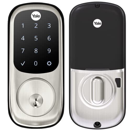 Yale Assure Lock, Wi-Fi Touchscreen Smart Lock, Satin Nickel